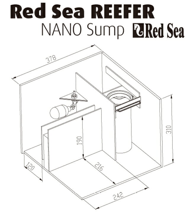 楽天市場】オーバーフロー水槽 レッドシー REEFER NANO 
