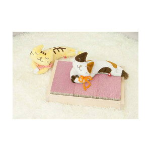 猫用 爪とぎ(つめとぎ) カリカリくん床暖房 小(木枠+カイロ10個+カリカリくんハーフ ピンク3枚) 猫の爪みがき 関東当日便