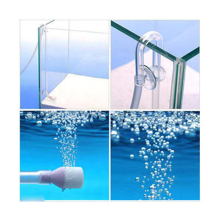 楽天市場 ３０ｃｍ水槽用ミニエアーストーンセット ピンク ミニエアストーン クリスタルジョイント他 関東当日便 Charm 楽天市場店