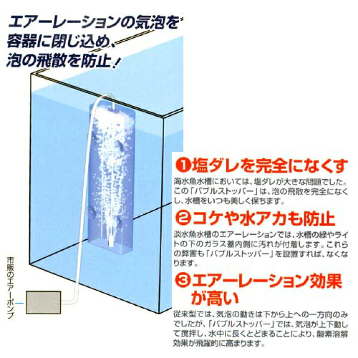 楽天市場 トット バブルストッパー エアーストーン 関東当日便 Charm 楽天市場店