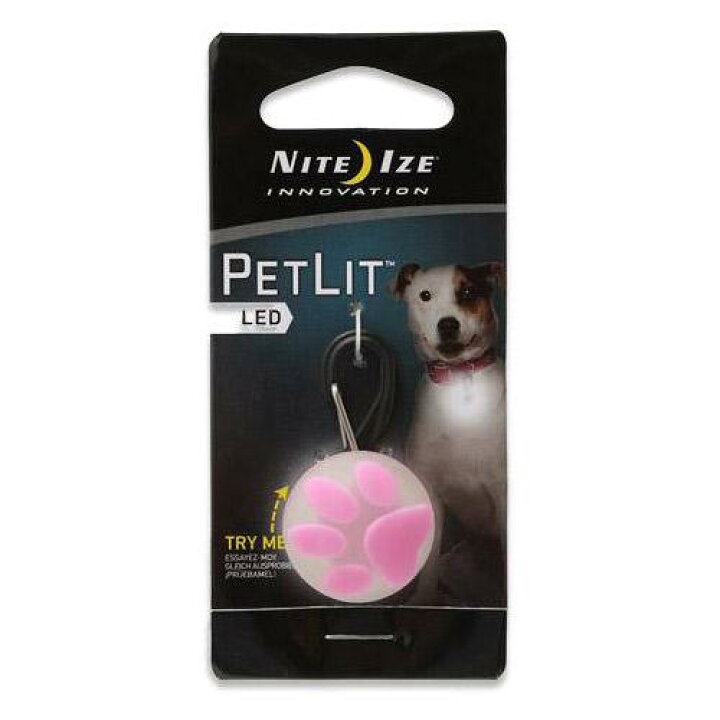 ペット用 セーフティライト お散歩ライト LED 犬 猫 ピンク