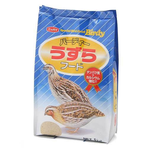 消費期限 2022 11 30 日本ペットフード バーディー 低価格 流行のアイテム うずらフード １ｋｇ 餌 ３袋入り 鳥 穀類 フード 関東当日便 えさ 種