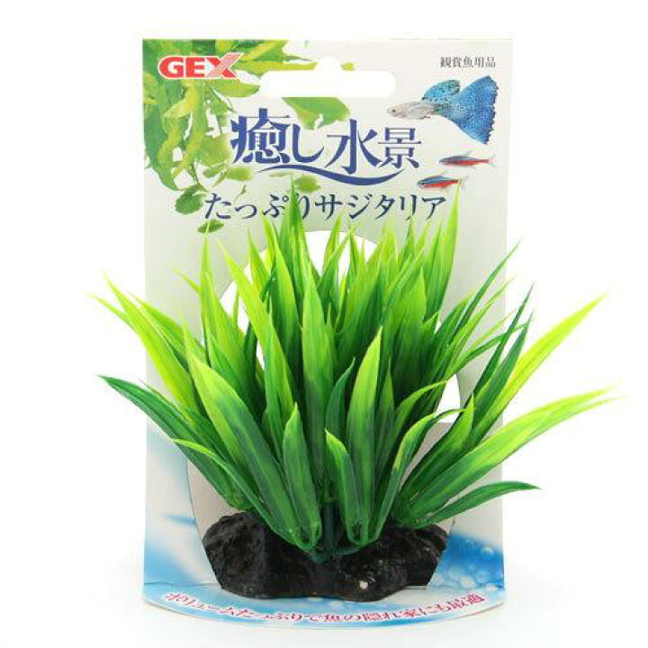 楽天市場】GEX 癒し水景 たっぷりサジタリア 人工水草 関東当日便 