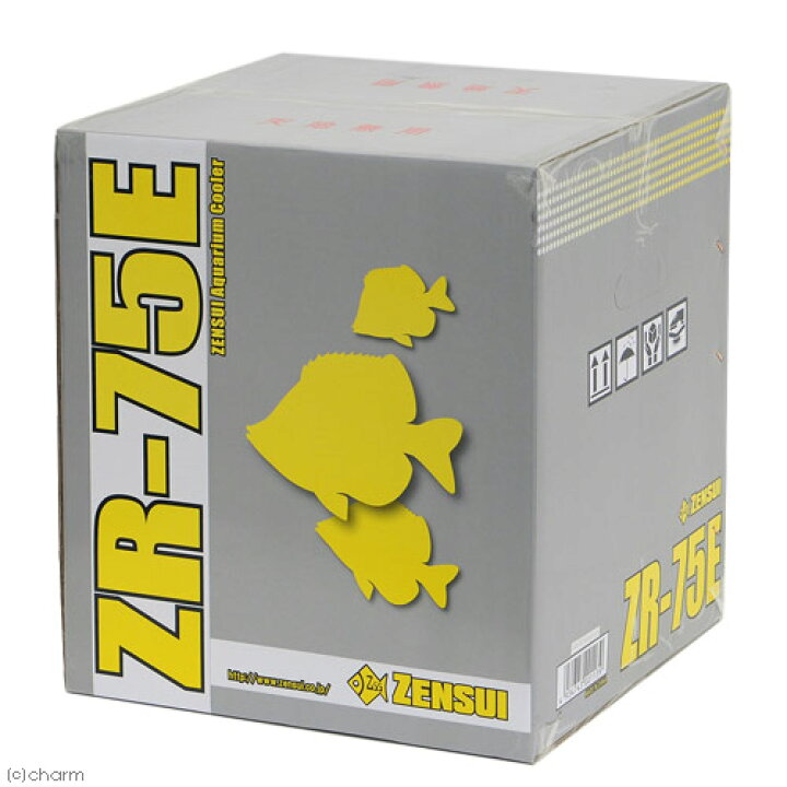楽天市場】ゼンスイ 水槽用クーラー ZR−75E シルバー 〜300L  