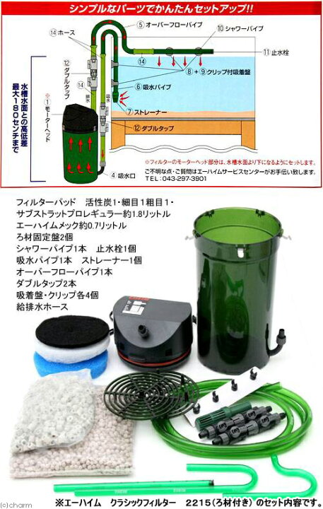 楽天市場】外部フィルター エーハイム クラシックフィルター  