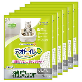 デオトイレ　消臭サンド　お徳用4L×6袋　猫砂　シリカゲル　関東当日便
