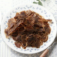 国産　うす〜くスライスして焼いた　ハーブで育った鶏砂肝のジャーキー　100g　犬猫用　無添加　無着色　…