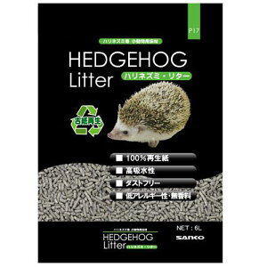 三晃商会 ハリネズミリター 6L 床材 固まる 燃やせる 関東当日便