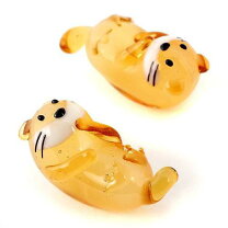 楽天市場】ガラス細工 ラッコの通販