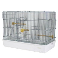 鳥かご　HOEI　580手のりワイド　ホワイト　（58×30．5×41．5cm）　セキセイ　小型インコ　フィンチ　…