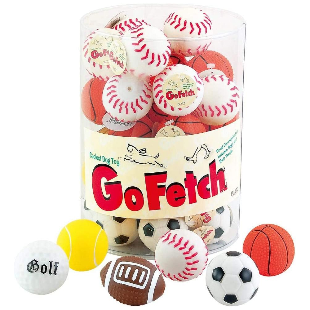 プラッツ　Ｇｏ　Ｆｅｔｃｈ　ミニスポーツボール　１個　犬　おもちゃ　種類おまかせ　関東当日便