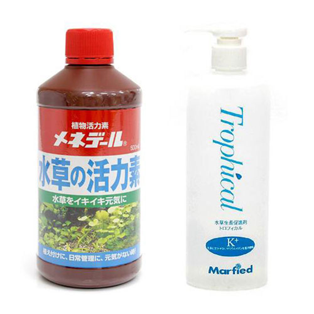 格安店 トロフィカル Ｋ メネデール 水草の活力素 ２点セット AL完売しました。 関東当日便