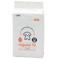 国産ペットシーツ　厚型炭入り　レギュラー　72枚（34×44cm）吸収力抜群　ダブル消臭　抗菌剤配合　お一…