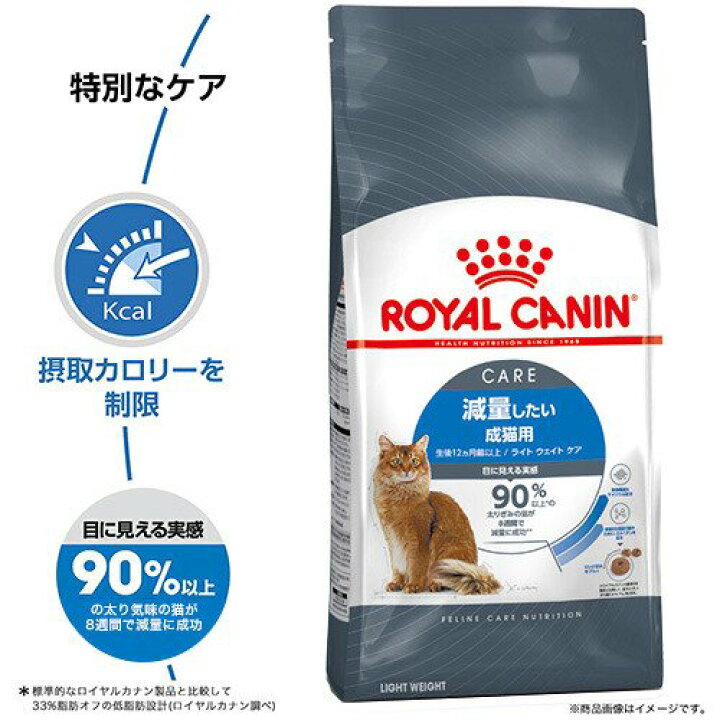 楽天市場】ロイヤルカナン 猫 減量したい成猫用 ドライ400g×1袋 