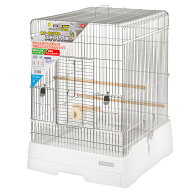 鳥籠　鳥　ケージ　三晃商会　イージーホーム　ステンレス37バード　WH　（38×43×52cm）　関東当日便