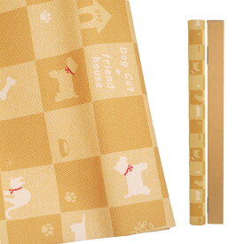 切売　ペット用防滑・消臭・防水マット　ライトブラウン　91×300cm　犬　猫　マット　3m　関東当日便