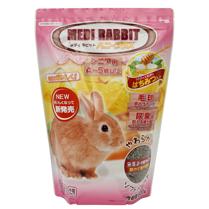 楽天市場 ニチドウ メディラビット シニア ハニープラス ８００ｇ うさぎ フード 国産 関東当日便 Charm 楽天市場店