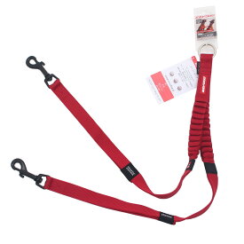 EZYDOG　イージードッグ　ゼロショックエクステンション　ダブル　レッド　犬　リード　複数頭飼い　関東当日便