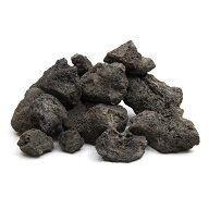 黒溶岩石　10kg　約5〜20cm　60cm水槽向け　形状お任せ　アクアリウム　レイアウト素材　溶岩石