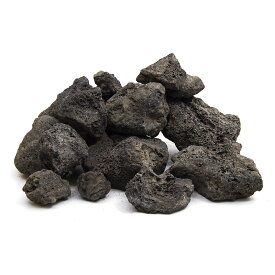 形状お任せ　黒溶岩石　サイズミックス　10kg　60cm水槽向け　アクアリウム　レイアウト素材　溶岩石　関東当日便