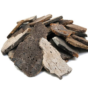 形状お任せ スライス溶岩石 サイズミックス 3kg 30cm水槽向け アクアリウム レイアウト素材 関東当日便