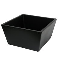 睡蓮鉢　メーカー直送　睡蓮鉢（メダカ鉢）　新型　凛　RIN　角型　ブラック　M　睡蓮鉢・金魚鉢・メダカ…