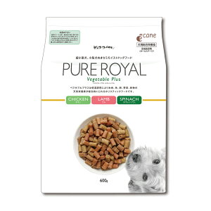 ピュアロイヤル ベジタブルプラスホウレンソウ 600g(100g×6袋) ドッグフード 犬 フード 関東当日便