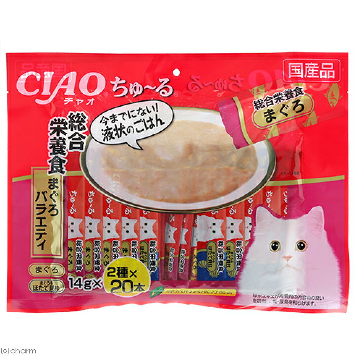 楽天市場】いなば CIAO チャオ ちゅ〜る 総合栄養食 まぐろ 