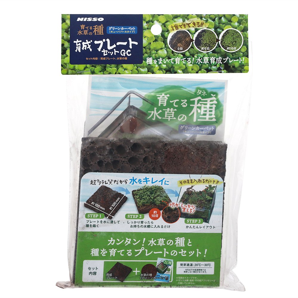 市場】ニッソー 育てる水草の種 育成プレートセットＧＣ 関東当日便 : charm 市場店