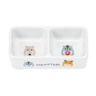マルカン　ハムちゃんのダブル食器　関東当日便