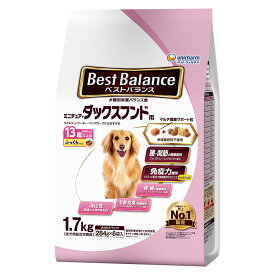 ベストバランス　ふっくら仕立て　ミニチュア・ダックスフンド用　13歳以上用　1．7kg（284g×6袋）　関東当日便
