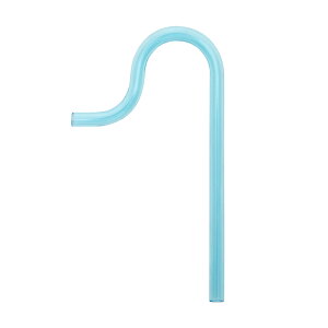 様々なフィルターに使用可能! オーバーフローパイプ クリアブルー 30cm水槽用 (直径12/16のホース用) 関東当日便