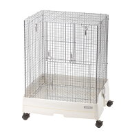 三晃商会　イージーホーム60　ハイメッシュ　WH（ホワイト）（62×50．5×78cm）　チンチラ　デグー　フ…