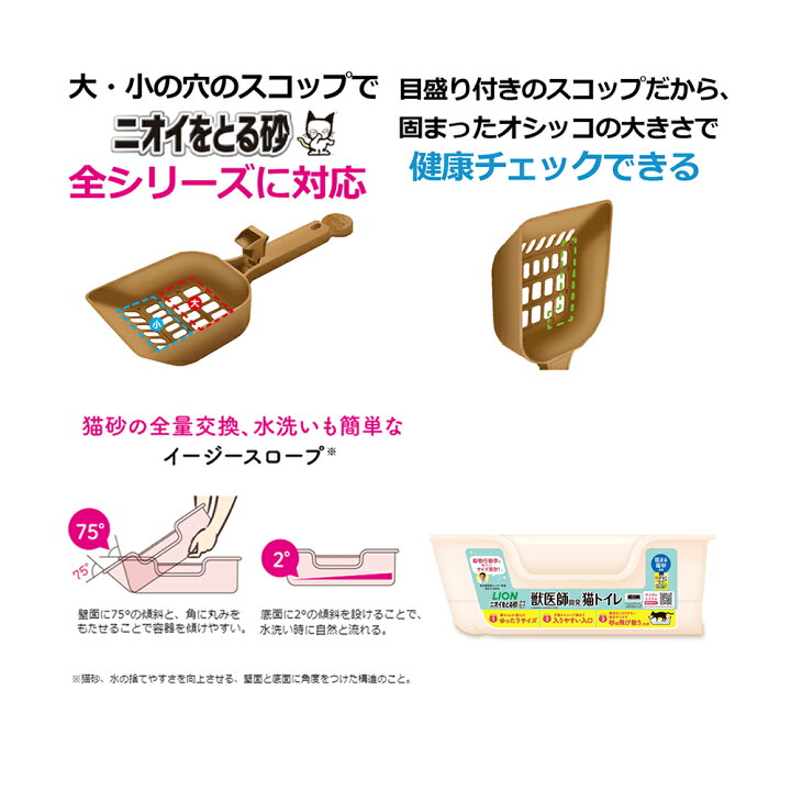 驚きの値段】 獣医師開発 ニオイをとる砂専用 猫トイレセット 猫トイレ + ニオイをとる砂 5L 2袋 1個 ライオン商事  discoversvg.com