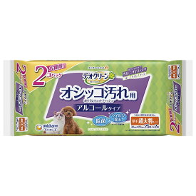 デオクリーン　オシッコ汚れ用　おそうじウェットティッシュ　大判　25枚　2個パック　関東当日便