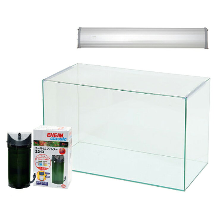 楽天市場】60cm水槽セット 本格派アクアリウム用品3点（水槽 