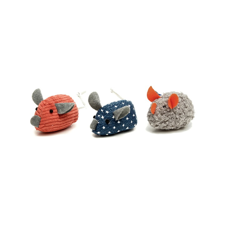 ループ ファニーズ フラッフィーマウス ３個セット 猫 おもちゃ 関東当日便 charm 