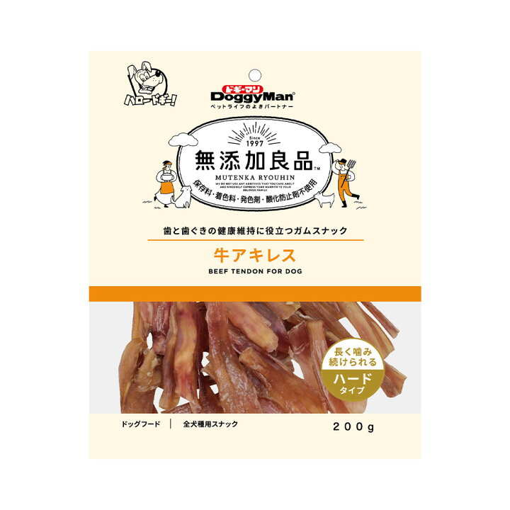 楽天市場】ドギーマン 無添加良品 牛アキレス 200g 関東当日便 