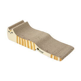 猫用　爪とぎ　iCat　アイキャット　つめとぎ　しまネコロング　イエローグリーン　関東当日便