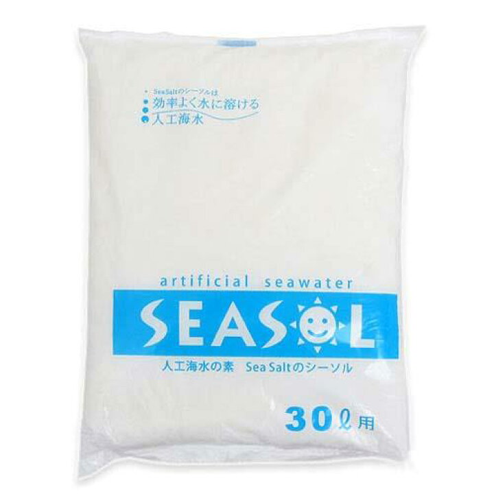 楽天市場 人工海水の素 ｓｅａ ｓａｌｔのシーソル ３０ｌ用 ５袋 関東当日便 Charm 楽天市場店