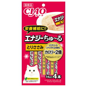 いなば CIAO(チャオ) エナジーちゅ〜る とりささみ 14g×4本×48 キャットフード ちゅーる 関東当日便