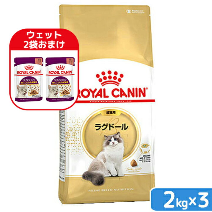 楽天市場】ロイヤルカナン 猫 ラグドール 成猫用 生後12ヵ月齢から 
