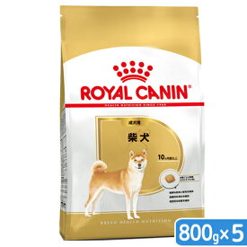 ロイヤルカナン　柴犬　成犬用　800g×5袋　3182550823890　ジップ付　お一人様2点限り