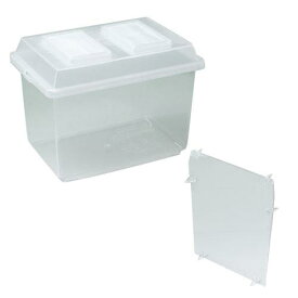 仕切り付き　プラケース　コバエシャッター　小　（230×153×173mm）＋　セパレータ　仕切りスライド式　関東当日便