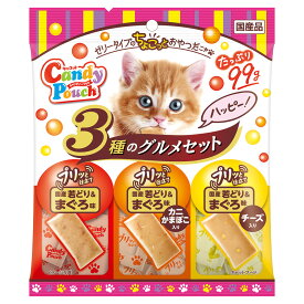 ペットライン　キャネット　キャンディーパウチ　3種のグルメセット　ハッピー　99g　猫　おやつ【HLS_DU】　関東当日便
