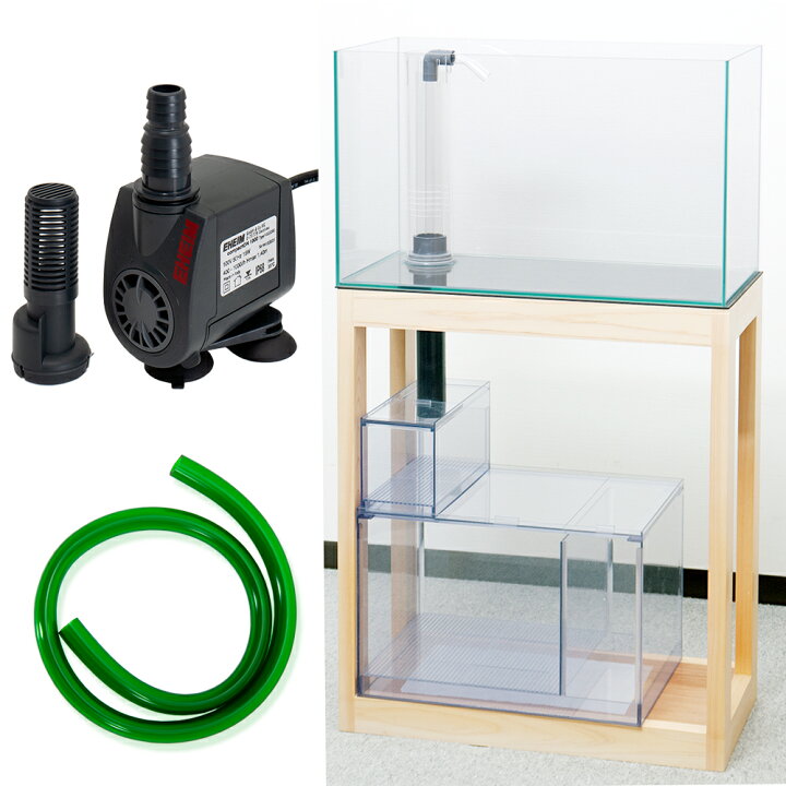 楽天市場 東日本用 オーバーフロー水槽 クロミス６０ ノーマルセット ５０ｈｚ 才数２００ 沖縄別途送料 関東当日便 Charm 楽天市場店