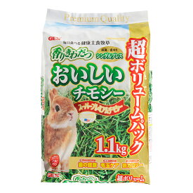 GEX　おいしいチモシー　1．1kg　うさぎ　主食　一番刈り【HLS_DU】　関東当日便