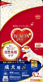 ドッグフード　ビューティープロ　ドッグ　成犬用　1歳から　5．2kg（ジッパー付き）【HLS_DU】　関東当日便
