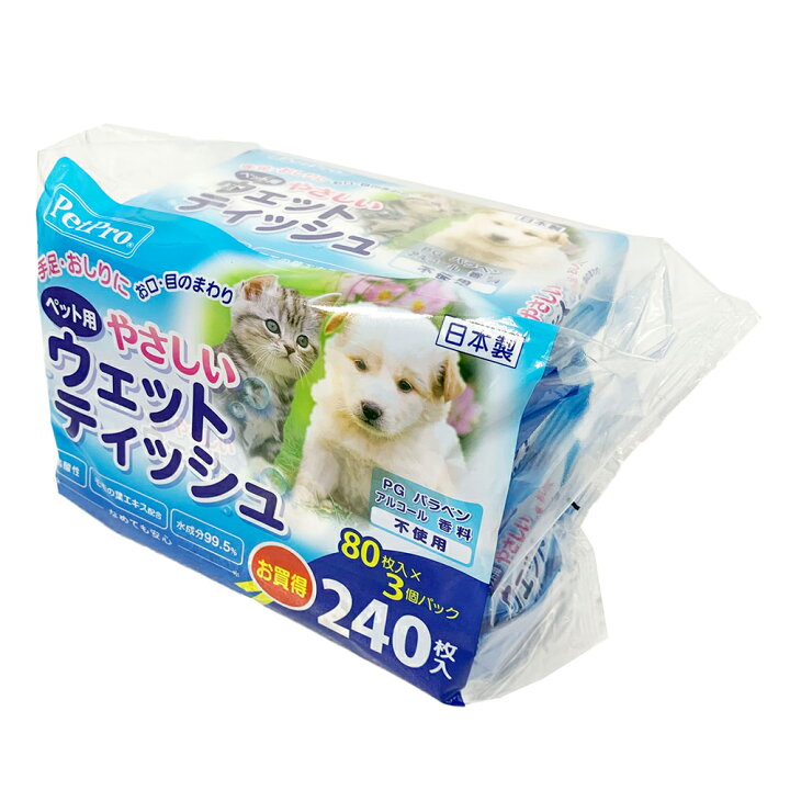 市場 犬猫用品 除菌できるウェットティッシュ72枚入×3P 市場 犬猫用品 除菌できるウェットティッシュ72枚入×3P