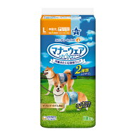 犬　おむつ　マナーウェア　男の子用　Lサイズ　青チェック・紺チェック　18枚　関東当日便